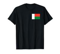 Drapeau malgache de Madagascar T-Shirt Graphique avec Valeur