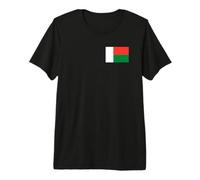 Drapeau malgache de Madagascar T-Shirt Haut de Gamme