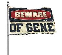 Drapeau Man Cabe Decor Beware Of Gene pour homme Stuff Weird Flags(152 x 244 cm)