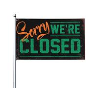 Drapeau « Man Cabe Decor Sorry We'Re Closed » pour hommes Stuff Weird Flags(120 x 180 cm)