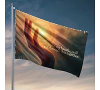 Drapeau « Man Cave Rules Hand In Hand Through Together » - Décoration vintage - 120 x 180 cm