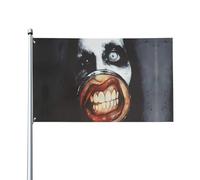 Drapeau Marilyn Music Manson - Décoration murale à suspendre - Pour extérieur, intérieur, jardin, dortoir d'automne - 0,9 x 1,5 m