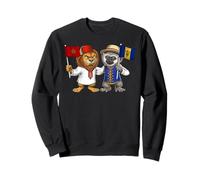 Drapeau Maroc Barbade Origines marocaines et barbadiennes Sweatshirt