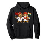 Drapeau Maroc Inde Racines marocaines Fier héritage Indien Sweat à Capuche