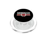 Drapeau Maroc Love Vintage Style Country Pride Retro Art PopSockets PopGrip pour MagSafe
