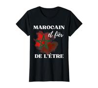 Drapeau Maroc Marocain et feu de l'être Maroc T-Shirt Graphique avec Valeur