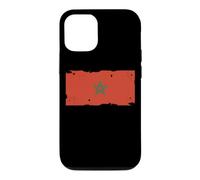 Drapeau Maroc Textless Maroc Pride Muted Retro Grunge Coque pour iPhone 12/12 Pro