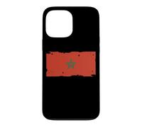 Drapeau Maroc Textless Maroc Pride Muted Retro Grunge Coque pour iPhone 13 Pro Max