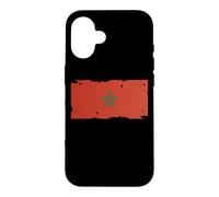 Drapeau Maroc Textless Maroc Pride Muted Retro Grunge Coque pour iPhone 16