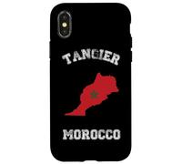 Drapeau Maroc Vieilli Fierté de Tanger Coque pour iPhone X/XS