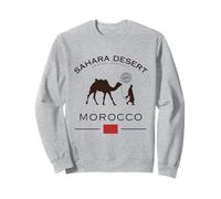 Drapeau marocain du Désert du Sahara Maroc Camel Caravan Afrique Sweatshirt