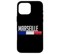 Drapeau Marseille France Fierté de la Ville française Coque pour iPhone 16 Pro Max