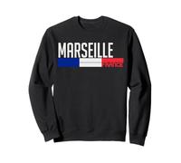 Drapeau Marseille France Fierté de la Ville française Sweatshirt