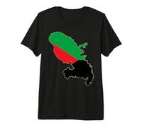 Drapeau Martinique île De La Caraïbe T-Shirt Haut de Gamme