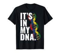 Drapeau mauricien avec Empreintes digitales patriotiques T-Shirt