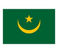 Drapeau Mauritanie (19.5x13cm) - Sticker/Autocollant