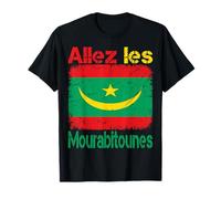 Drapeau Mauritanie, Idée Cadeau Supporter Mauritanien 2024 T-Shirt