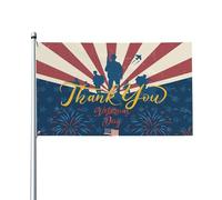 Drapeau Merci aux anciens combattants 3x5 - Bonne fête des anciens combattants, nous ne les connaissons pas tous, mais nous leur devons tous un panneau de jardin extérieur