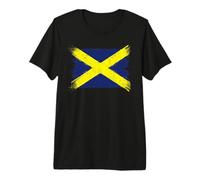 Drapeau Mercia Croix The Midlands Angleterre UK Midlanders T-Shirt Haut de Gamme