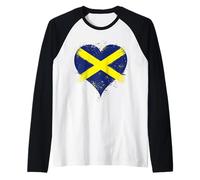 Drapeau Mercia pour Fier Expatrié de The Midlands England Manche Raglan
