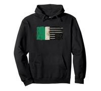 Drapeau Mexicain américain divisé Nation en détresse Chicano Sweat à Capuche