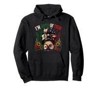 Drapeau Mexicain américain Oui Je suis Les Deux mexicains Drapeau USA Heritage Sweat à Capuche