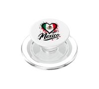 Drapeau Mexicain avec Inscription « I Love Mexico Vacation Travel » PopSockets PopGrip pour MagSafe