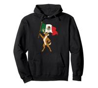 Drapeau Mexicain cerf Mexicain à Queue Blanche Buck Mexico Pride Sweat à Capuche