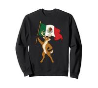 Drapeau Mexicain cerf Mexicain à Queue Blanche Buck Mexico Pride Sweatshirt