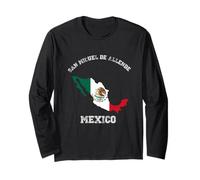 Drapeau Mexicain Classique San Miguel de Allende Manche Longue
