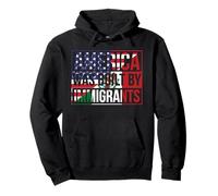 Drapeau mexicain de l'Amérique a été construite par des immigrants Chicano Migra Sweat à Capuche