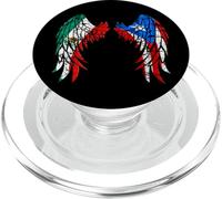Drapeau Mexicain Mexicain Porto Rico Mignon Ailes d'ange PopSockets PopGrip pour MagSafe