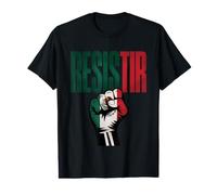 Drapeau Mexicain Resistir Gen Z Mexique Anti-Corruption T-Shirt Graphique avec Valeur
