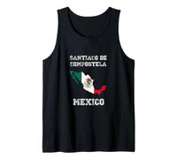 Drapeau Mexicain Vintage de Saint-Jacques-de-Compostelle Débardeur