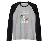 Drapeau Mexicain Vintage de Saint-Jacques-de-Compostelle Manche Raglan