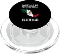 Drapeau Mexicain Vintage de Saint-Jacques-de-Compostelle PopSockets PopGrip pour MagSafe