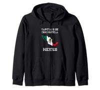 Drapeau Mexicain Vintage de Saint-Jacques-de-Compostelle Sweat à Capuche