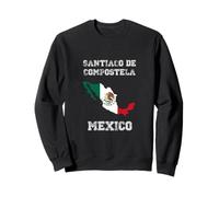 Drapeau Mexicain Vintage de Saint-Jacques-de-Compostelle Sweatshirt