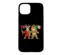 Drapeau Mexique Angola Racines mexicaines-angolaises Coque pour iPhone 15 Plus