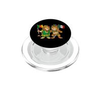 Drapeau Mexique Cameroun Racines mexicaines-camerounaises PopSockets PopGrip pour MagSafe