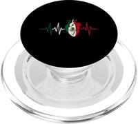 Drapeau Mexique Heartbeat Fierté mexicaine Viva Culture mexicaine PopSockets PopGrip pour MagSafe