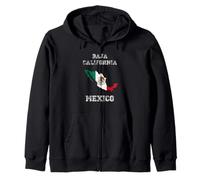 Drapeau Mexique Vieilli Baja California Pride Sweat à Capuche