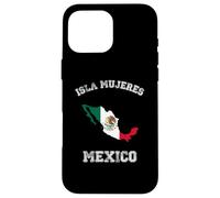 Drapeau Mexique Vieilli Isla Mujeres Pride Coque pour iPhone 16 Pro Max