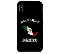 Drapeau Mexique Vieilli Isla Mujeres Pride Coque pour iPhone XS Max