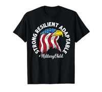 Drapeau Militaire des États-Unis pour Enfant T-Shirt Graphique avec Valeur