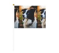 Drapeau miniature imprimé chien mignon fournitures de fête pour défilés Coupe du monde festival événements drapeaux