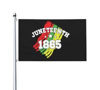 Drapeau Mois De L'Histoire Des Noirs De Juneteenth Protection Uv Flag Œillets Métalliques Garden Flag Pour L'Extérieur Patio Home 3X5Ft