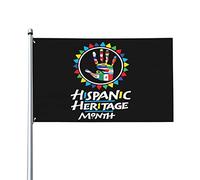 Drapeau Mois national du patrimoine hispanique Drapeau De Jardin