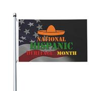 Drapeau Mois national du patrimoine hispanique Drapeau De Jardin