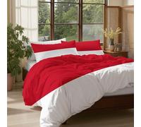 Drapeau Monaco Housse De Couett Patriotique Et Taie d'oreiller,Ultra Doux Microfibre Hypoallergénique, Patriotisme, Ensemble Housse De Couette avec Fermeture Éclair 2 Personnes (240 X 260 Cm)